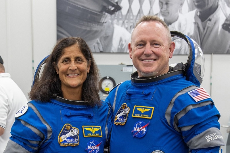 Застрявшие на МКС американские астронавты постарели на 15 лет