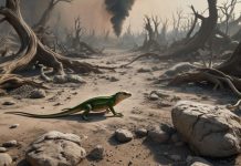 Группа ящериц загадочным образом пережила падение астероида 66 миллионов лет назад