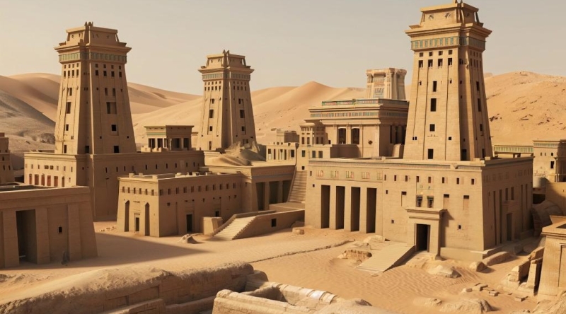 В Египте археологи обнаружили многоэтажные дома древних египтян