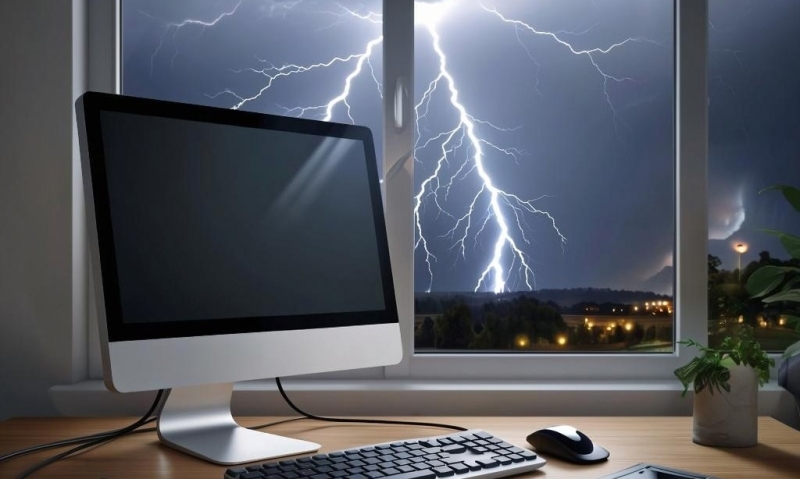 Компьютеру лучше «отдохнуть» во время грозы, советуют эксперты