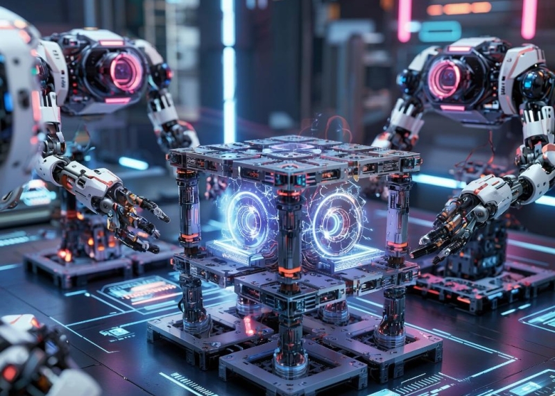 Роботы научились расти и восстанавливаться за счёт деталей других роботов