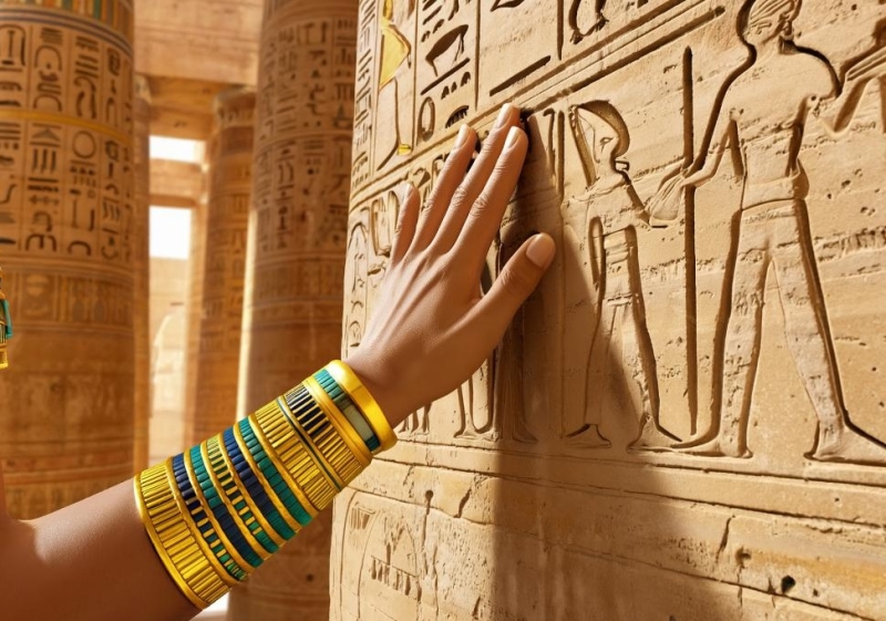 Ученые нашли отпечаток руки на 4000-летнем египетском артефакте