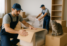 Как защитить мебель от когтей и пыли при переезде