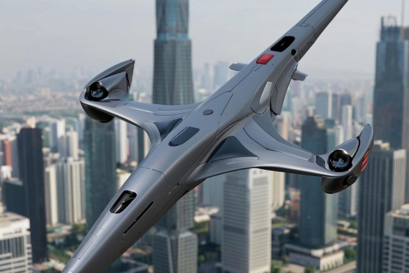 Китай испытал необычной формы дрон, похожий на НЛО