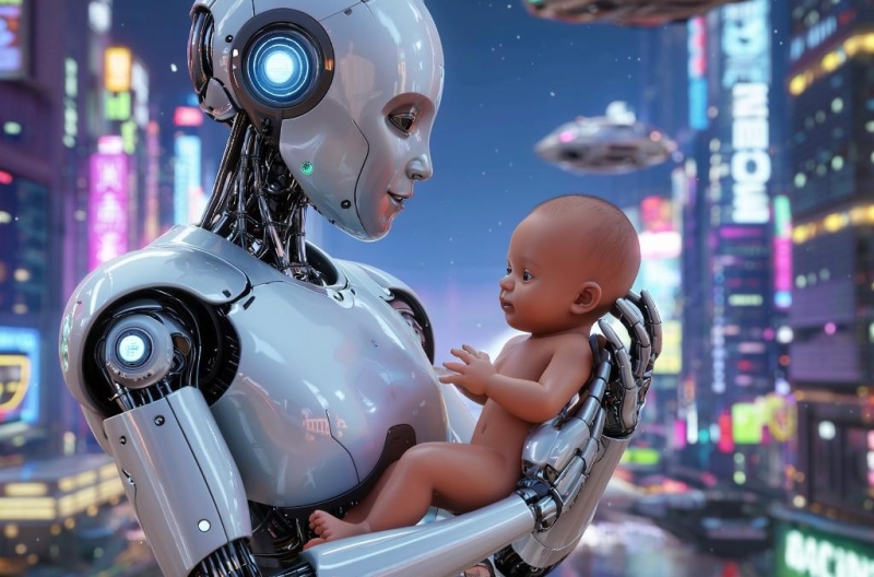 Китайская компания разрабатывает робота для вынашивания детей