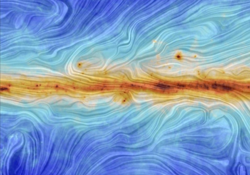 Новая карта магнитных полей раскрывает тайны центра Млечного Пути