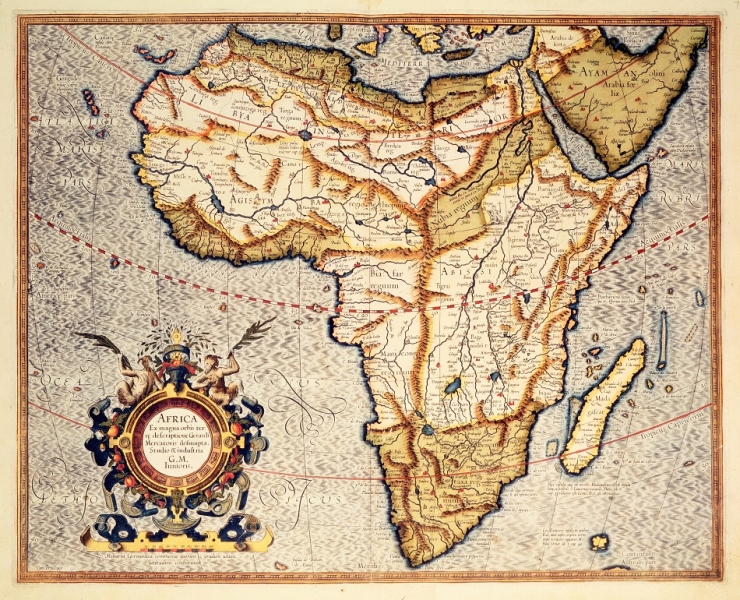 Существующие карты искажают реальные размеры Африки