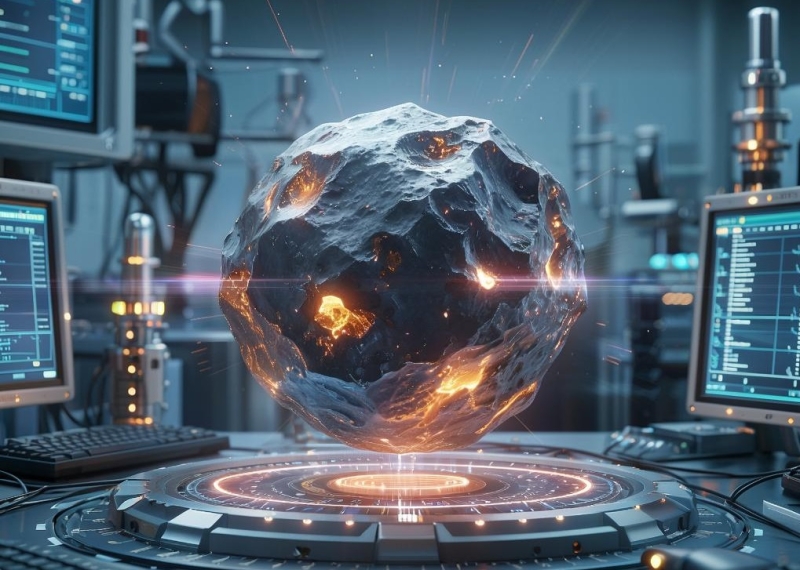 Уникальный минерал из метеорита демонстрирует необычные свойства