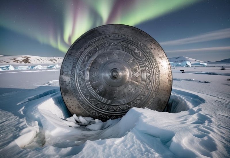 Загадочный диск обнаружили на спутниковых картах Антарктиды 