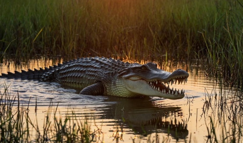 Интеллект или инстинкты: что движет поведением крокодилов?
