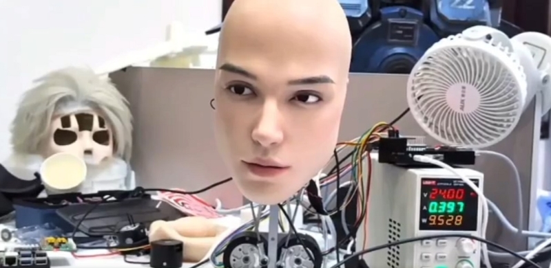 Китайские инженеры создали поразительно реалистичное лицо робота