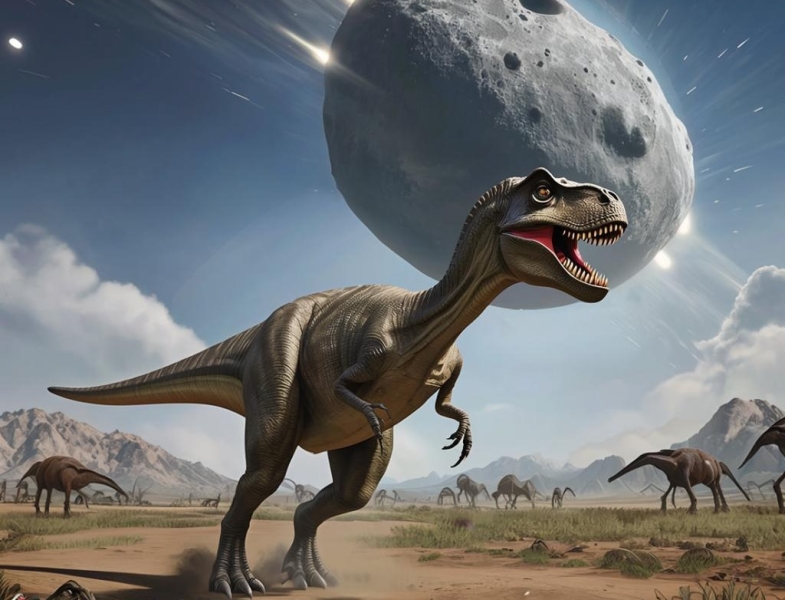 Исследование опровергло теорию снижения популяции динозавров перед падением астероида