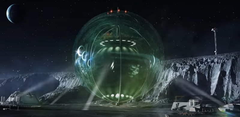 NASA финансирует проект лунных стеклянных куполов для астронавтов