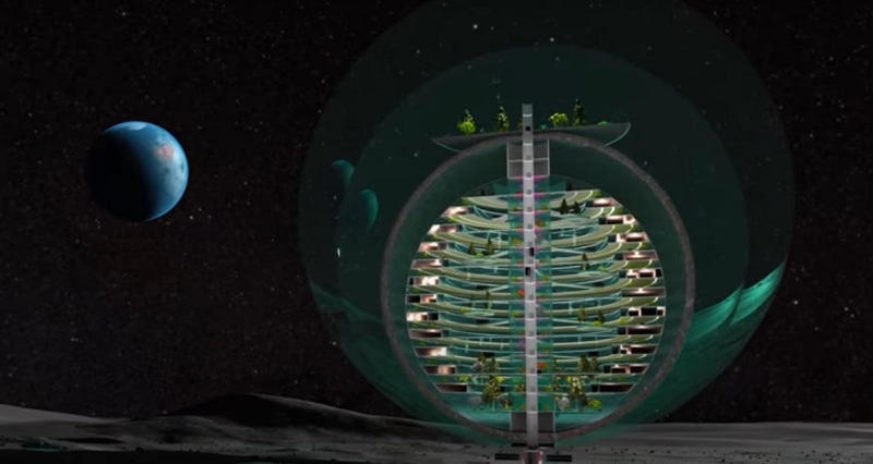NASA финансирует проект лунных стеклянных куполов для астронавтов