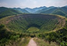 В Китае обнаружили древний кратер от падения гигантского астероида