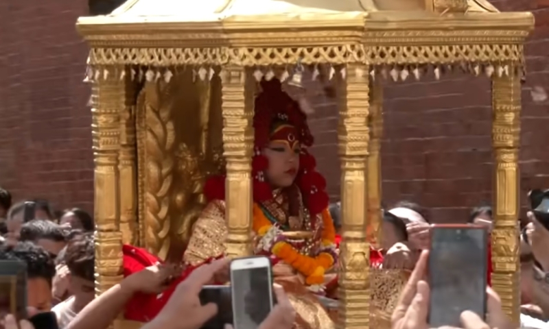 В Непале выбрали новую «живую богиню»