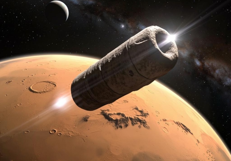 Загадочный объект 3I/ATLAS в форме цилиндра заснял Perseverance на Марсе