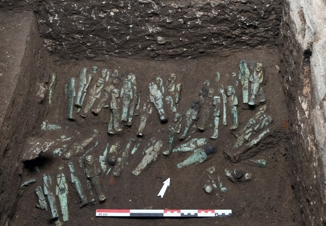 Археологи обнаружили редкую коллекцию египетских фигурок в древней столице Танисе