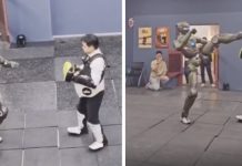 Китайская компания EngineAI представила боевого робота T800