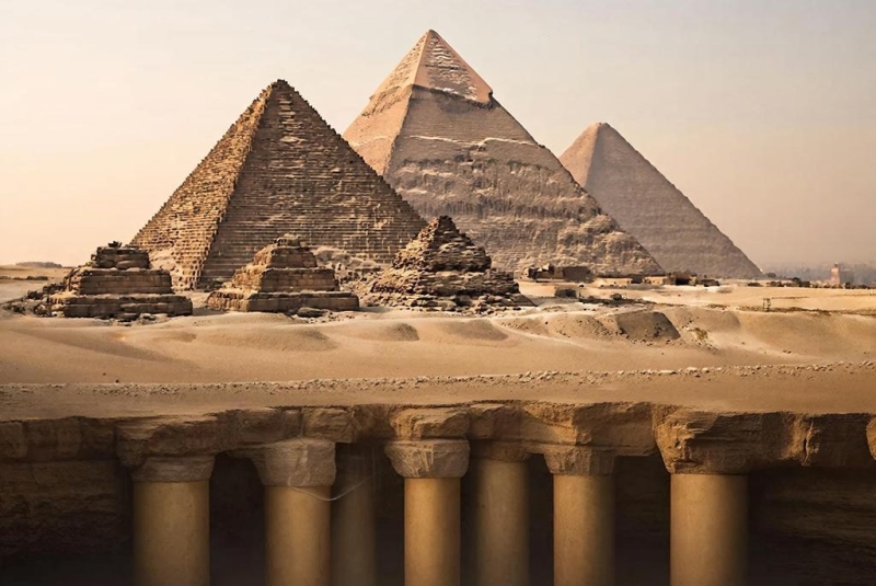 Новые доказательства указывают на гигантские колонны под пирамидами Гизы