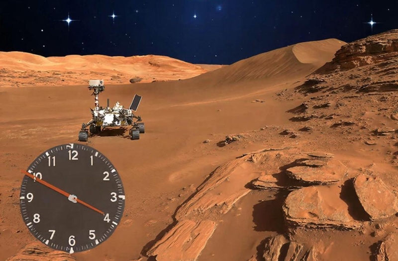 Время на Марсе идет быстрее, что создает новые проблемы для будущих миссий