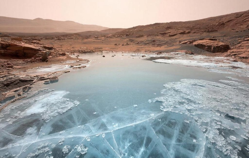 Новое исследование раскрывает тайну жидкой воды на древнем Марсе