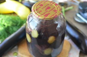 Баклажаны "Обалденные" без стерилизации на зиму