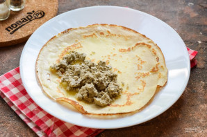 Блинчики с халвой