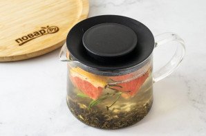 Чай с грейпфрутом и розмарином
