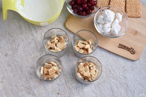 Десерт слоями в стакане