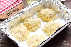 Драники с фаршем в духовке