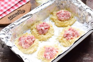 Драники с фаршем в духовке