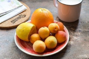 "Фанта" из абрикосов на зиму