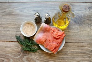 Горбуша на сковороде гриль