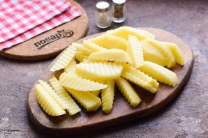 Картошка с базиликом в духовке