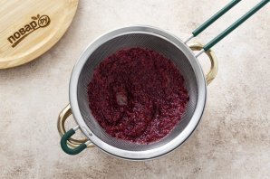 Кисель из клюквы с крахмалом