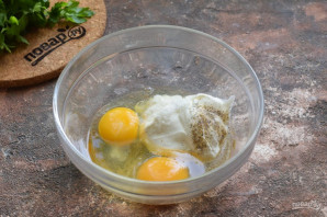 Киш с курицей и беконом