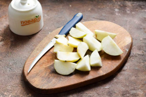 Компот из яблок с базиликом на зиму