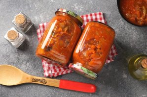 Лечо из кабачков и баклажанов