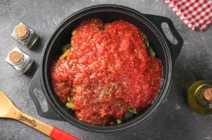 Лечо из кабачков и баклажанов