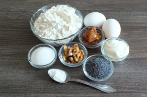 Маково-ореховый торт