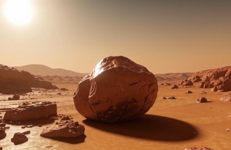 Марсоход Perseverance нашел камень с загадочными сферами