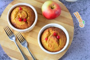 Морковно-яблочное суфле