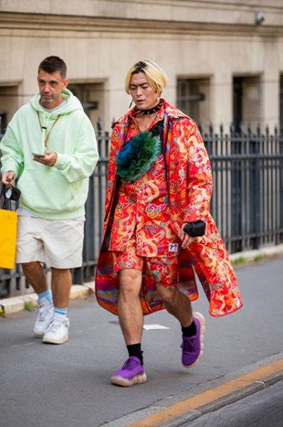 Неделя высокой моды: street style