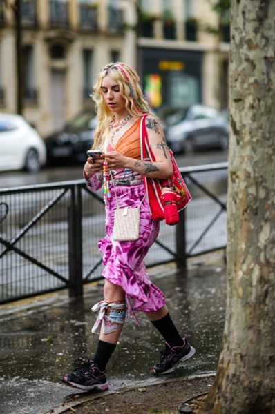 Неделя высокой моды: street style
