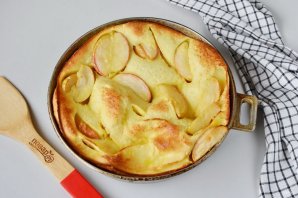 Немецкий яблочный блин