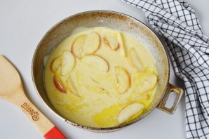 Немецкий яблочный блин