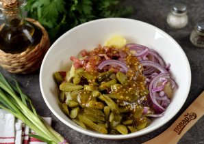 Немецкий картофельный салат с беконом