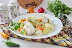 Окунь в горшочке в духовке