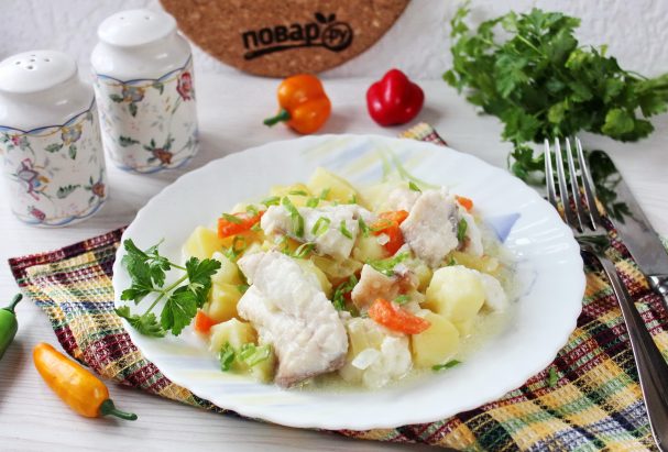 Окунь в горшочке в духовке